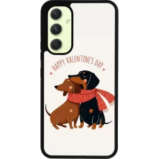 Coque Samsung Galaxy A54 5G - Silicone rigide noir Saint Valentines Day 26 Happy Valentine