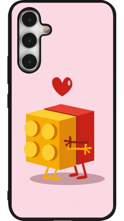 Coque Samsung Galaxy A54 5G - Silicone rigide noir Saint Valentines Day 26 Puzzle
