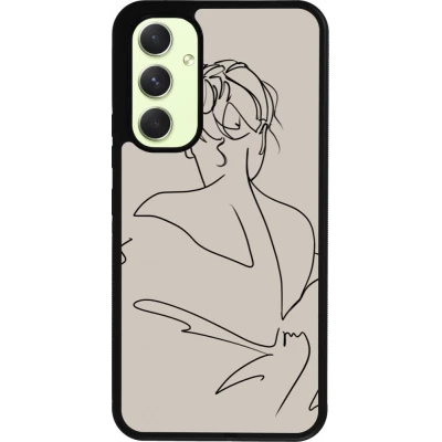 Coque Samsung Galaxy A54 5G - Silicone rigide noir Salnikova 05