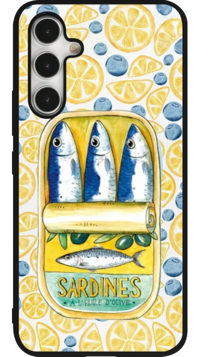 Coque Samsung Galaxy A54 5G - Silicone rigide noir Sardines in oil 2026