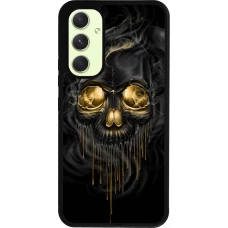 Samsung Galaxy A54 Case Hülle - Silikon schwarz Skull 02