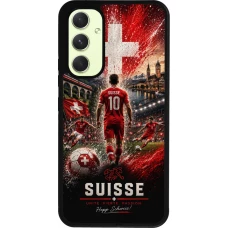 Samsung Galaxy A54 Case Hülle - Silikon schwarz Fussball Suisse splash 2026