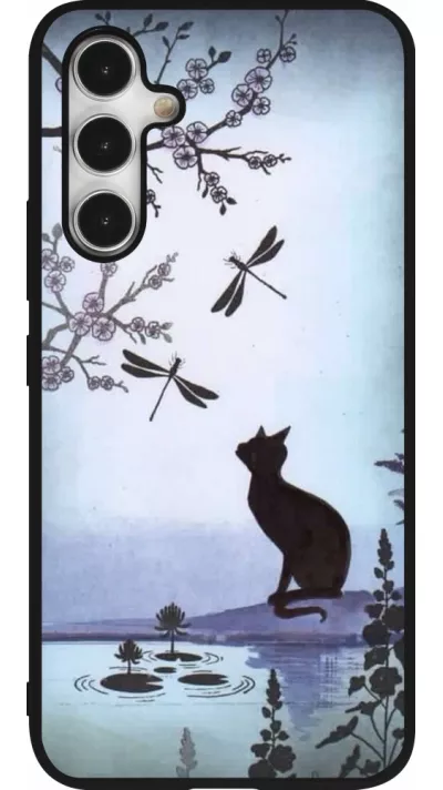 Coque Samsung Galaxy A54 5G - Silicone rigide noir Spring 19 12