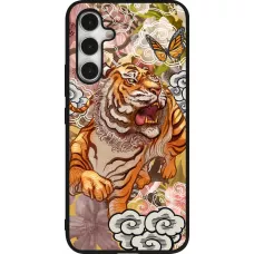Coque Samsung Galaxy A54 5G - Silicone rigide noir Spring 23 japanese tiger
