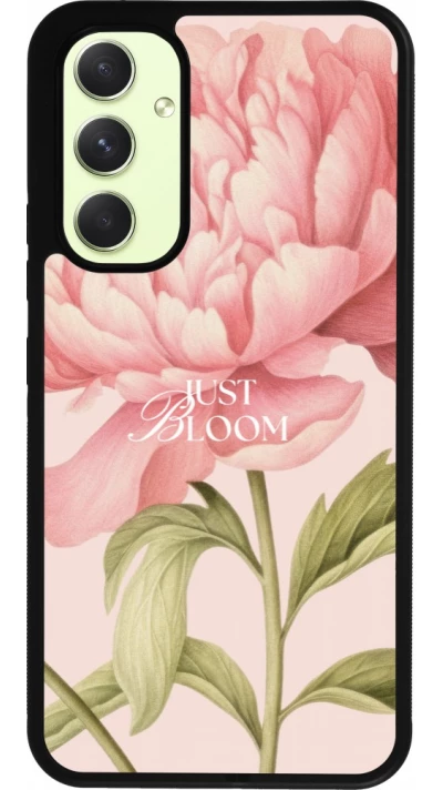 Coque Samsung Galaxy A54 5G - Silicone rigide noir Just Bloom Spring 2026