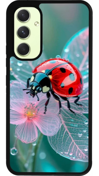 Coque Samsung Galaxy A54 5G - Silicone rigide noir Ladybird in bloom Spring 2026