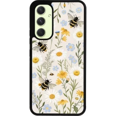 Samsung Galaxy A54 Case Hülle - Silikon schwarz Pattern bees Spring 2026