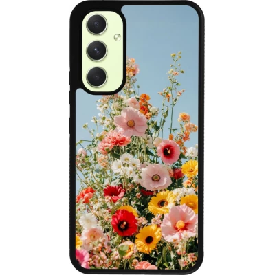 Coque Samsung Galaxy A54 5G - Silicone rigide noir Spring flowers Spring 2026