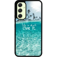 Coque Samsung Galaxy A54 5G - Silicone rigide noir Summer 18 24