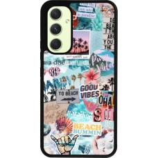 Samsung Galaxy A54 Case Hülle - Silikon schwarz Summer 20 collage
