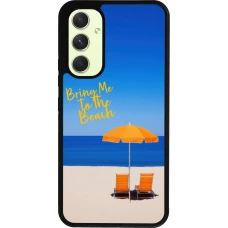 Samsung Galaxy A54 Case Hülle - Silikon schwarz Summer 2025 Bring me to the beach