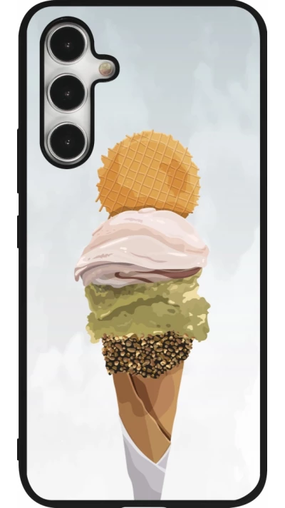 Coque Samsung Galaxy A54 5G - Silicone rigide noir Summer 2025 Cornet