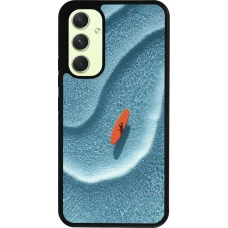 Samsung Galaxy A54 Case Hülle - Silikon schwarz Orange surf Summer 2026