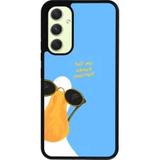 Samsung Galaxy A54 Case Hülle - Silikon schwarz Tell me about yourself Summer 2026