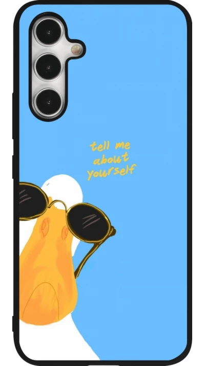 Coque Samsung Galaxy A54 5G - Silicone rigide noir Tell me about yourself Summer 2026