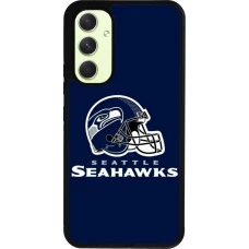 Coque Samsung Galaxy A54 5G - Silicone rigide noir Super Bowl 26 Seattle 3