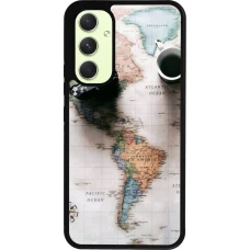 Coque Samsung Galaxy A54 5G - Silicone rigide noir Travel 01
