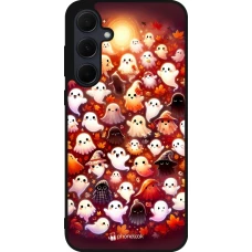 Samsung Galaxy A55 5G Case Hülle - Silikon schwarz Gespenster Herbst niedlich
