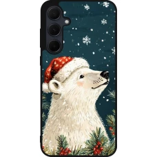 Samsung Galaxy A55 5G Case Hülle - Silikon schwarz Christmas 25 Bear
