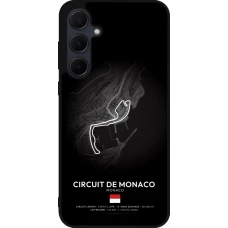Samsung Galaxy A55 5G Case Hülle - Silikon schwarz F1 Track 2025 Monaco