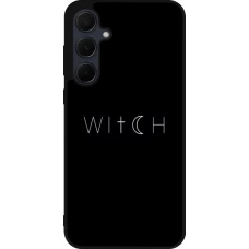 Coque Samsung Galaxy A55 5G - Silicone rigide noir Halloween 22 witch word