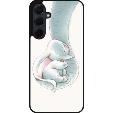 Samsung Galaxy A55 5G Case Hülle - Silikon schwarz Mom 1903