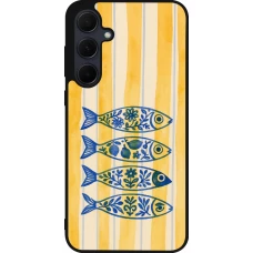 Samsung Galaxy A55 5G Case Hülle - Silikon schwarz Portuguese fish 2026