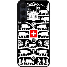 Samsung Galaxy A55 5G Case Hülle - Silikon schwarz Poya Schweiz 3 schwarz