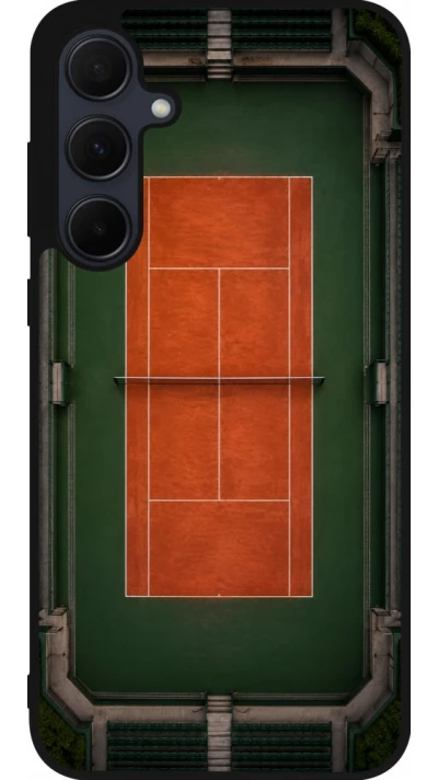 Samsung Galaxy A55 5G Case Hülle - Silikon schwarz Sports 2026 Tennis