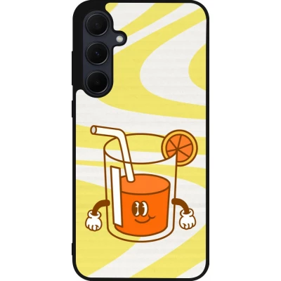 Samsung Galaxy A55 5G Case Hülle - Silikon schwarz Summer drink 2026