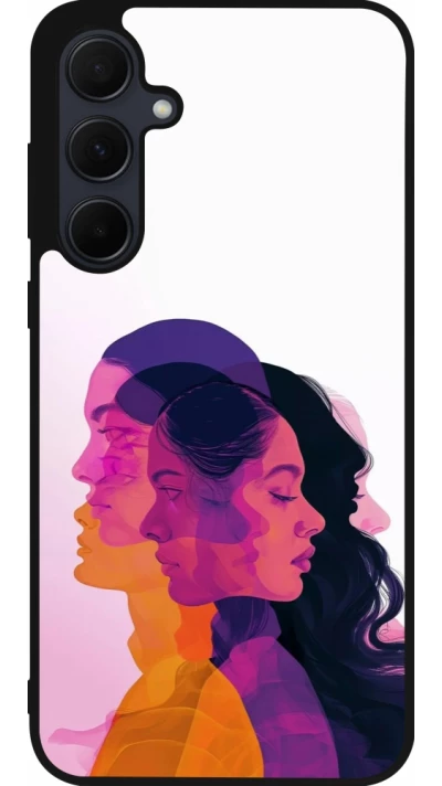 Coque Samsung Galaxy A55 5G - Silicone rigide noir Womens day 2026 10