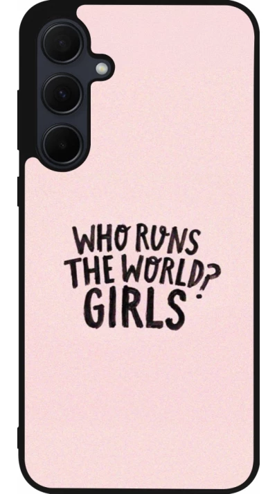 Coque Samsung Galaxy A55 5G - Silicone rigide noir Womens day 2026 3