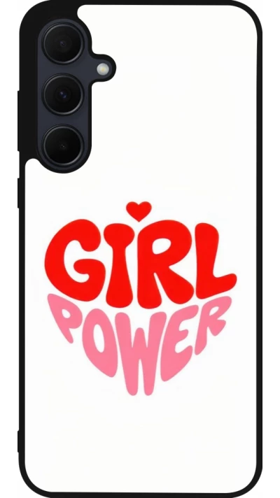 Coque Samsung Galaxy A55 5G - Silicone rigide noir Womens day 2026 6