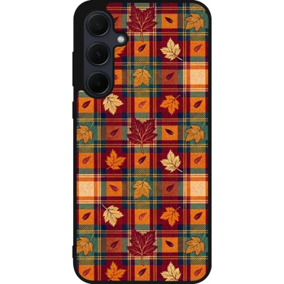 Coque Samsung Galaxy A56 - Silicone rigide noir Autumn 26 Autumn pattern