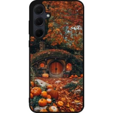 Coque Samsung Galaxy A56 - Silicone rigide noir Autumn 26 Hobbit house