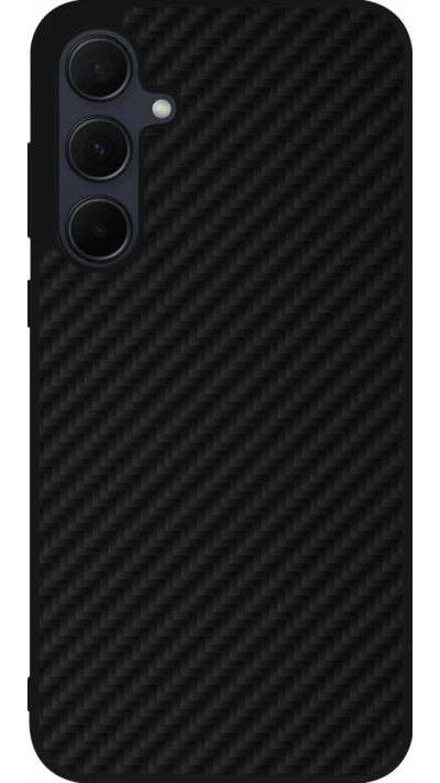 Samsung Galaxy A56 Case Hülle - Silikon schwarz Carbon Basic
