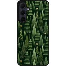 Coque Samsung Galaxy A56 - Silicone rigide noir Christmas 25 Pattern Xmas Tree