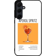 Samsung Galaxy A56 Case Hülle - Silikon schwarz Cocktail Rezept Aperol Spritz