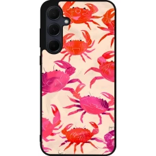Samsung Galaxy A56 Case Hülle - Silikon schwarz Crabs Paint