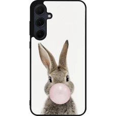 Samsung Galaxy A56 Case Hülle - Silikon schwarz Easter 2023 bubble gum bunny