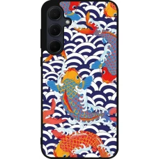 Coque Samsung Galaxy A56 - Silicone rigide noir Easter 2023 japanese fish
