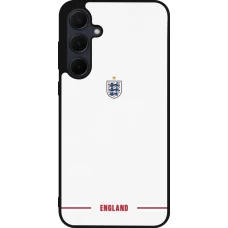 Samsung Galaxy A56 Case Hülle - Silikon schwarz England 2026 personalisierbares Fussballtrikot