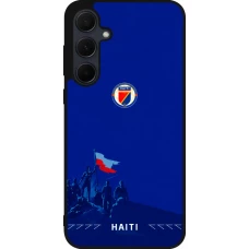 Samsung Galaxy A56 Case Hülle - Silikon schwarz Haiti 2026 personalisierbares Fussballtrikot