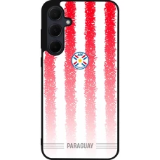 Coque Samsung Galaxy A56 - Silicone rigide noir Maillot de football Paraguay 2026 personnalisable