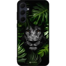 Coque Samsung Galaxy A56 - Silicone rigide noir Forest Lion
