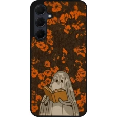 Samsung Galaxy A56 Case Hülle - Silikon schwarz Halloween 2026 Ghost reading