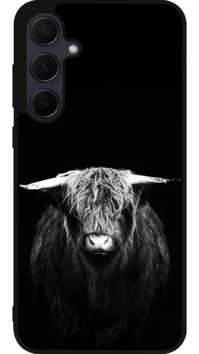 Samsung Galaxy A56 Case Hülle - Silikon schwarz Highland calf black