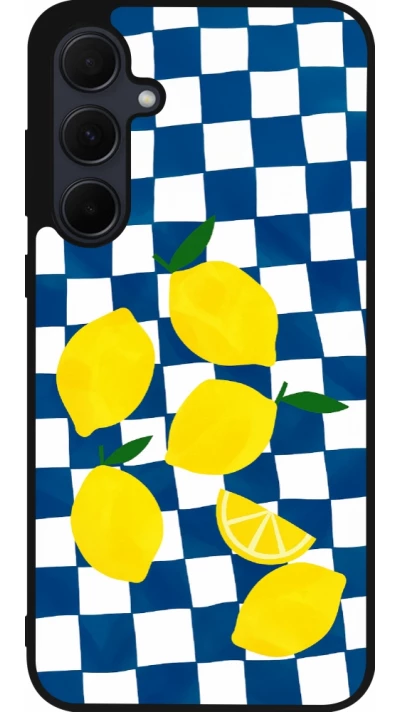 Samsung Galaxy A56 Case Hülle - Silikon schwarz Illustration lemons 2026
