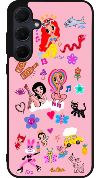 Samsung Galaxy A56 Case Hülle - Silikon schwarz Karol G La Bichota Manana Sera Bonito