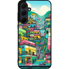 Samsung Galaxy A56 Case Hülle - Silikon schwarz Medellin Comuna 13 Kunst